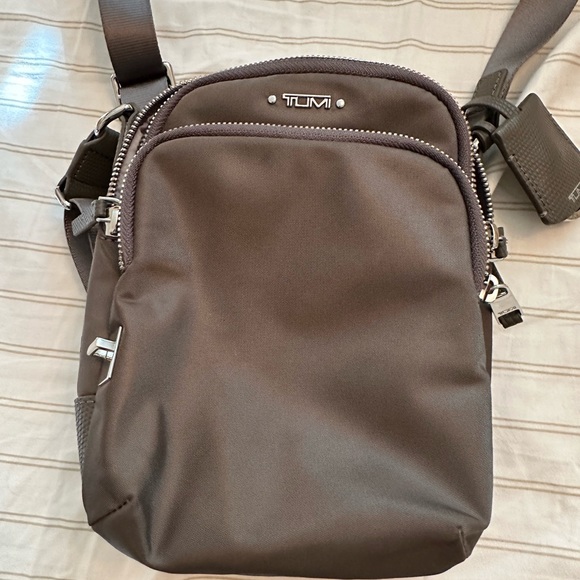 Tumi Handbags - Tumi Ruma Crossbody Gray